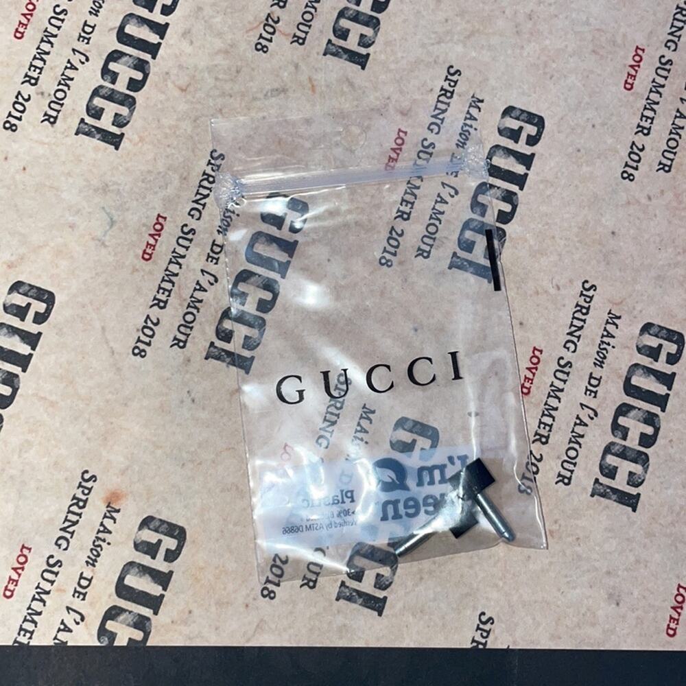 GUCCI Vernice Crystal Nero Pump Black 40* - Picture 11 of 12